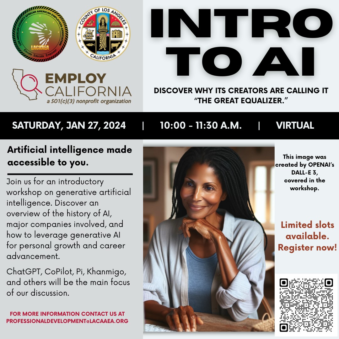 Intro To Ai Virtual Workshop Lacaaea Intro To Ai Virtual Workshop Lacaaea